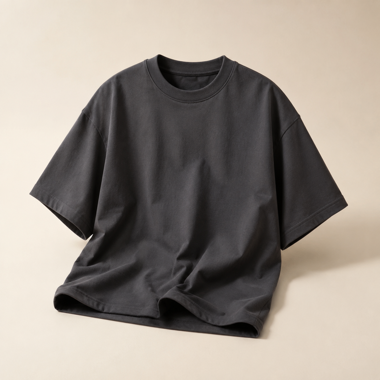 Generic heavyweight oversized tee category illustration